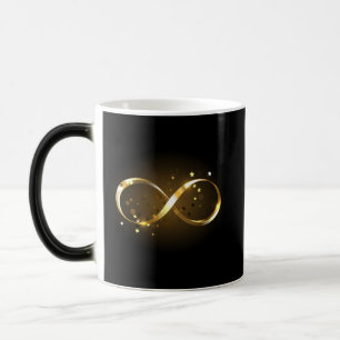 Golden Infinity-symbool Magische Mok