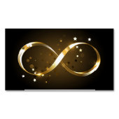 Golden Infinity-symbool Magnetisch Visitekaartje (Voorkant)