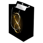 Golden Infinity-symbool Medium Cadeauzakje (Voorkant Gekanteld)