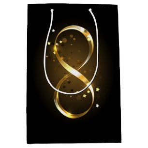 Golden Infinity-symbool Medium Cadeauzakje