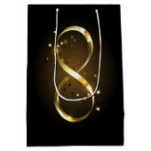 Golden Infinity-symbool Medium Cadeauzakje (Achterkant)