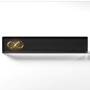 Golden Infinity-symbool Naambordje