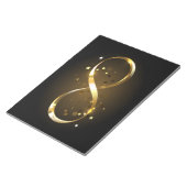 Golden Infinity-symbool Notitieblok (Schuin)