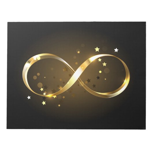 Golden Infinity-symbool Notitieblok (Voorkant)