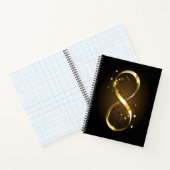 Golden Infinity-symbool Notitieboek (Binnen)