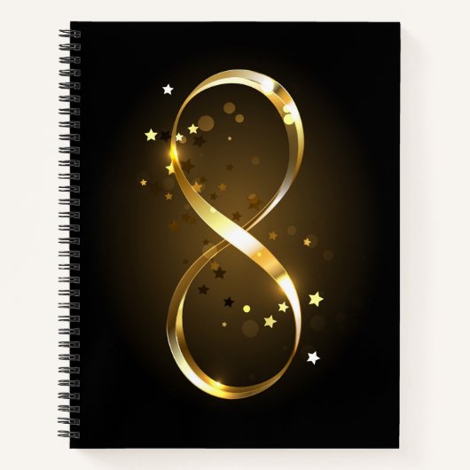 Golden Infinity-symbool Notitieboek (Voorkant)