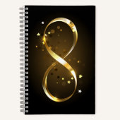 Golden Infinity-symbool Notitieboek (Voorkant)