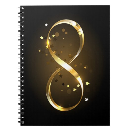 Golden Infinity-symbool Notitieboek (Voorkant)