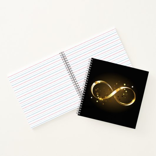 Golden Infinity-symbool Notitieboek (Binnen)