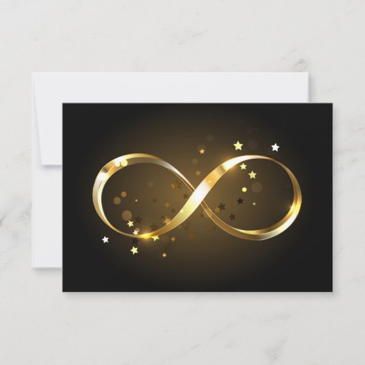 Golden Infinity-symbool Notitiekaartje (Voorkant)