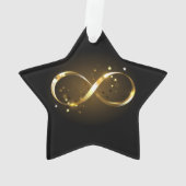 Golden Infinity-symbool Ornament (achterkant)