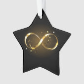 Golden Infinity-symbool Ornament (voorkant)