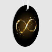 Golden Infinity-symbool Ornament (voorkant)