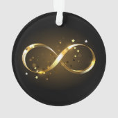 Golden Infinity-symbool Ornament (achterkant)