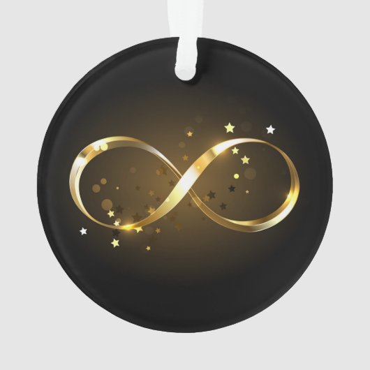 Golden Infinity-symbool Ornament (achterkant)