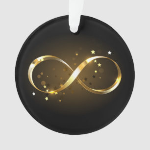 Golden Infinity-symbool Ornament