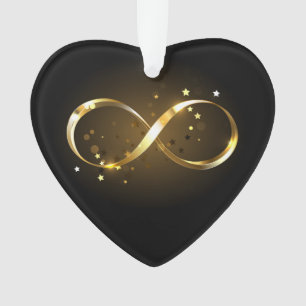 Golden Infinity-symbool Ornament