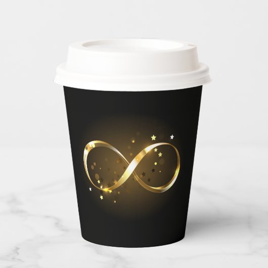 Golden Infinity-symbool Papieren Bekers (Voorkant)