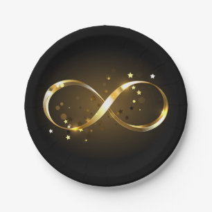 Golden Infinity-symbool Papieren Bordje
