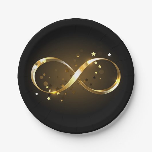 Golden Infinity-symbool Papieren Bordje (Voorkant)