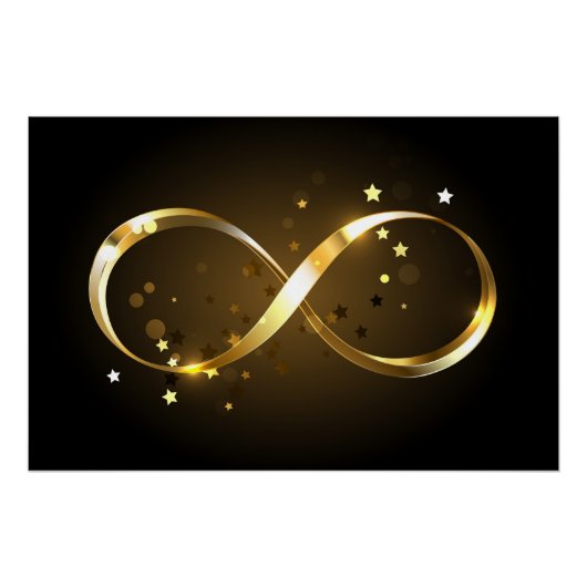 Golden Infinity-symbool Perfect Poster (Voorkant)