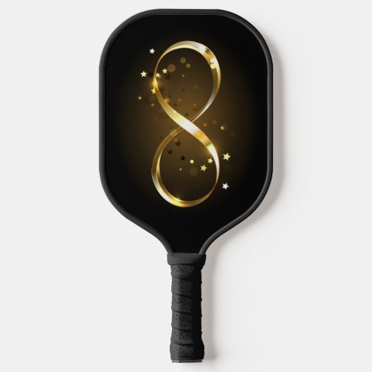 Golden Infinity-symbool Pickleball Paddle (Voorkant)