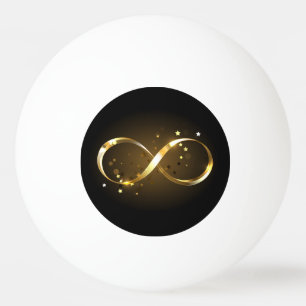 Golden Infinity-symbool Pingpongbal