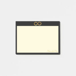 Golden Infinity-symbool Post-it® Notes