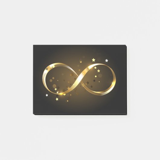 Golden Infinity-symbool Post-it® Notes (Voorkant)