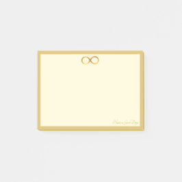 Golden Infinity-symbool Post-it® Notes
