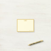 Golden Infinity-symbool Post-it® Notes (Op bureau)