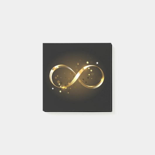 Golden Infinity-symbool Post-it® Notes (Voorkant)