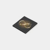 Golden Infinity-symbool Post-it® Notes (Schuin)