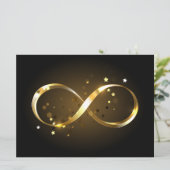 Golden Infinity-symbool Programmakaart (Staand voorkant)