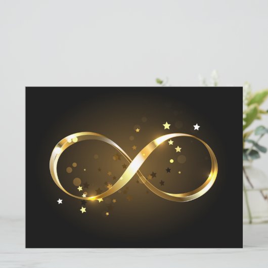 Golden Infinity-symbool Programmakaart (Staand voorkant)