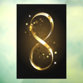 Golden Infinity-symbool Raamsticker (Vel 3)
