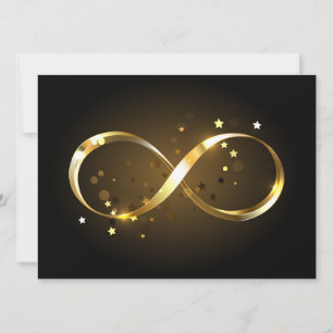 Golden Infinity-symbool Save The Date