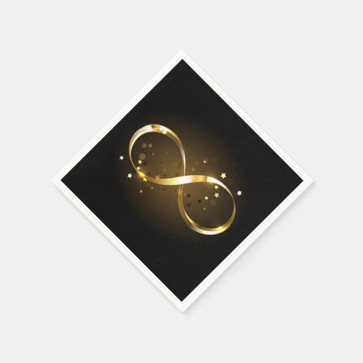 Golden Infinity-symbool Servet (Hoek)