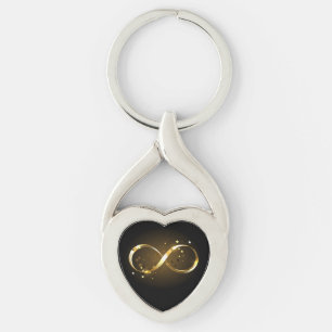 Golden Infinity-symbool Sleutelhanger