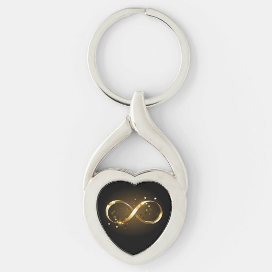 Golden Infinity-symbool Sleutelhanger (Voorkant)