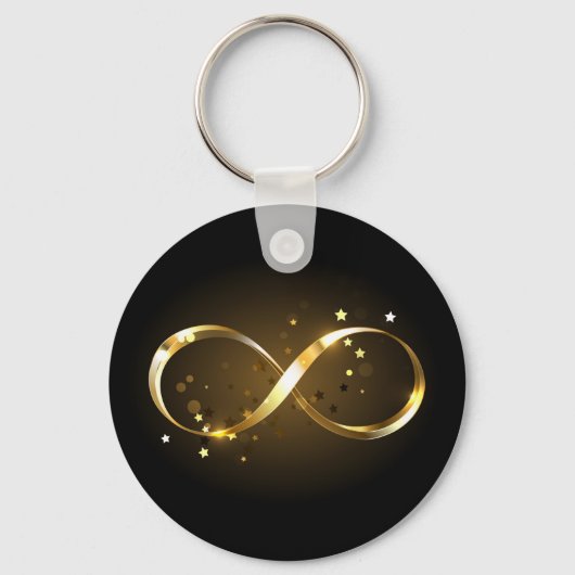 Golden Infinity-symbool Sleutelhanger (Voorkant)