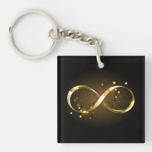 Golden Infinity-symbool Sleutelhanger