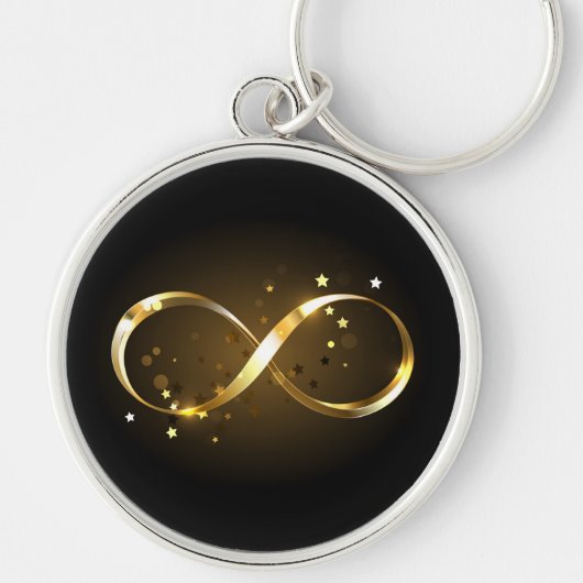 Golden Infinity-symbool Sleutelhanger (Voorkant)