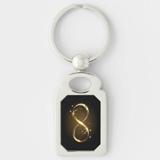 Golden Infinity-symbool Sleutelhanger (Voorkant)