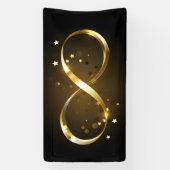 Golden Infinity-symbool Spandoek (Verticaal)