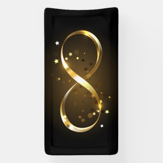 Golden Infinity-symbool Spandoek (Verticaal)