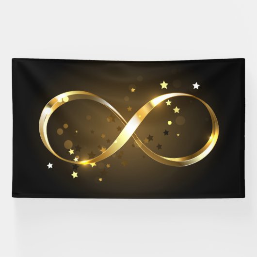 Golden Infinity-symbool Spandoek (Horizontaal)