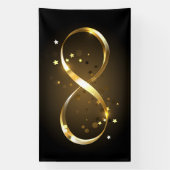 Golden Infinity-symbool Spandoek (Verticaal)