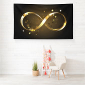 Golden Infinity-symbool Spandoek (Insitu)