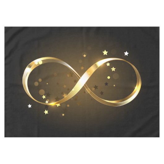 Golden Infinity-symbool Tafelkleed (Voorkant (Horizontaal))